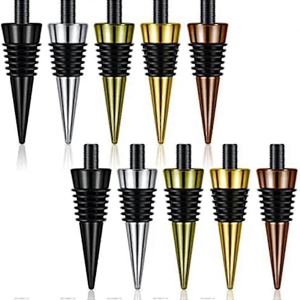 10 stk. Flaskepropper med gjengede stang Kompatibel med trebearbeidingsprosjekt db as shown
