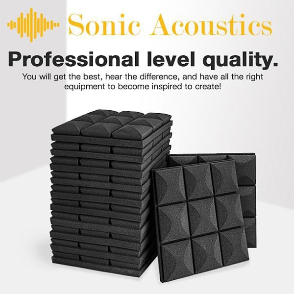 12 kpl akustiset vaahtomuovipaneelit äänieristetyt vaahtomuoviseinäpaneelit studio äänieristetyt vaahtomuovit äänieristysseinä K