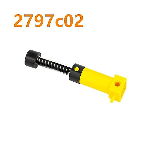 Moc Tekniska Delar Pneumatisk Luftpump Tegelsten Små (6l) V2 Med Förstärkt Cylinder 19476 19482 19475 Kompatibel 8800 Block [DB] 2797c02