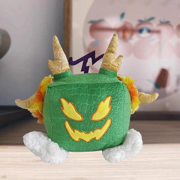 Blox Fruits Pehmolelu Lelut The Amazing Digital Circus Blox Fruits Pehmolelut Lelueläin Tyyny Syntymäpäivä Joulu Pojille Tytöille DB Green Dragon Box