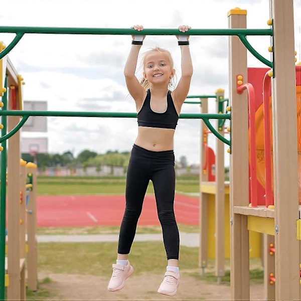 2 stk. gymnastikgreb håndledsbånd sæt til børn, gymnastik håndgreb gymnastik til børns træning og motion [DB] Black