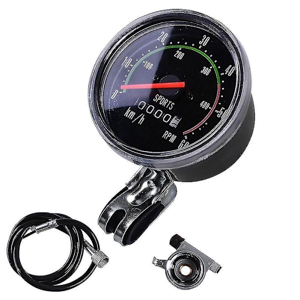 Cykel speedometer analog mekanisk kilometertæller med hardware universal [DB]