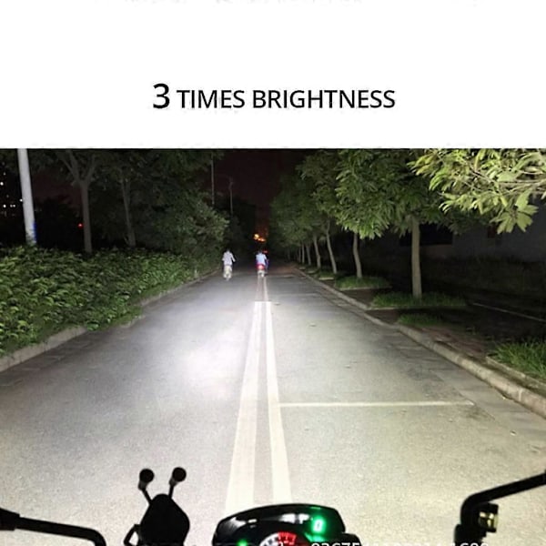 Auto Bil Lysmontering Motorsykkel LED Frontlys Spotlight Led Kjøre Tåkelys db 8LED