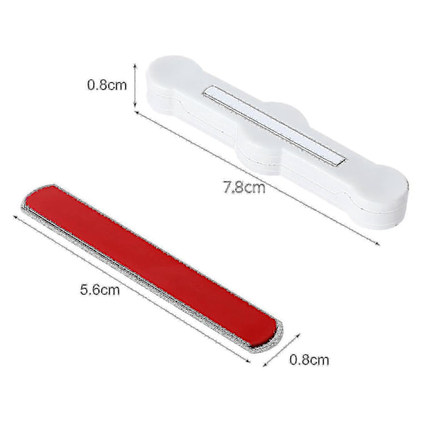 Magneter för flugnät, förpackning med 22 självhäftande magnetremsor, permanenta magneter för flugnät [DB]