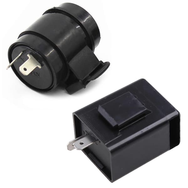 Blinkrelæ 12V 48V 60V 2-benet Blinklysrelæ Summer [DB] 12V