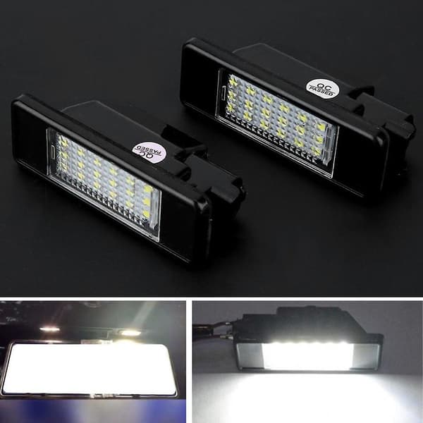 2 stk. 12V Bil Nummerpladelys til Citroen C2 C3 C4 C5 C6 DS3 db