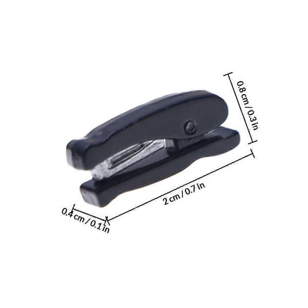 Miniature Dukkehus Tilbehør Mini Hæftemaskine Sæt til Indretning 4 Stk Metal[DB]