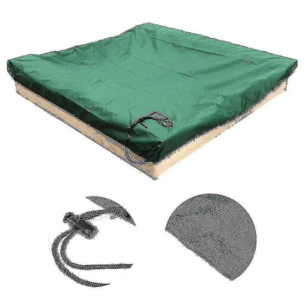 Dammskyddsskydd för sandlåda, vattentät sandlådepoolskydd [dB} Green 150x150