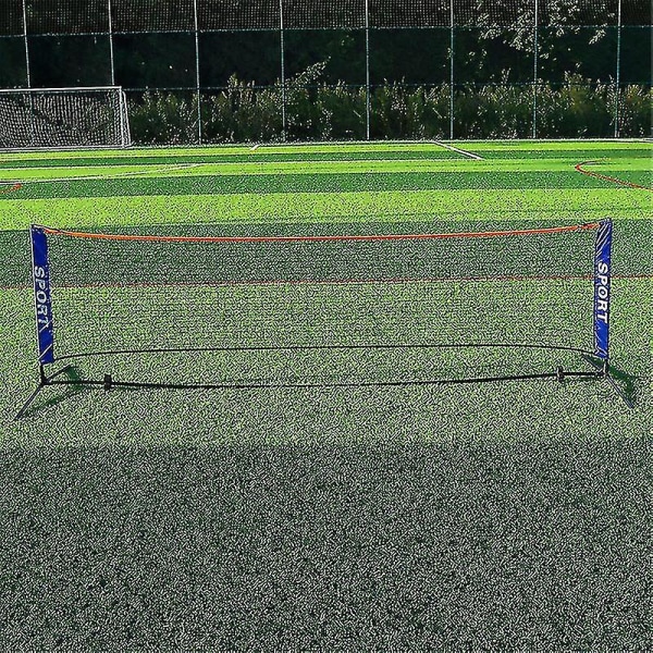 Bærbar sammenleggbar enkel 3m 4m 5m 6m tennisnett badmintonnett [DB] 6.1M