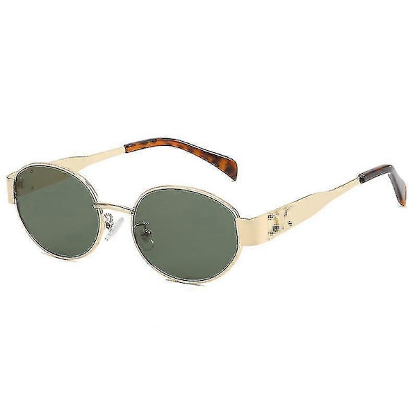 2024 Nye Mode Arc De Triomphe Retro Oval Ramme Solbriller [db] E