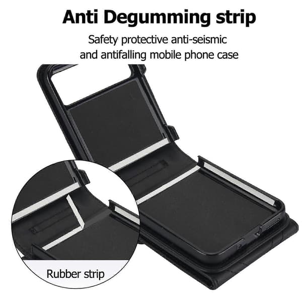 V-formet RFID-etui for Motorola Razr 40 [DB] Black