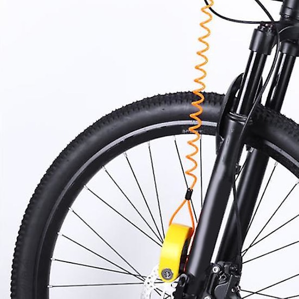 Påminnelse Kabel för Skivbromslås 120CM Infällbar Ståltråd Ljus Färg Motorcykel Mountainbike Stöldskydd Säkerhet Skivbromslås Varningsrep db red