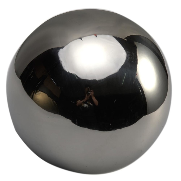 Stainless Steel Mirror Sphere Hollow Home Garden Ornament 5.1/8/10/12/15cm  [dB}