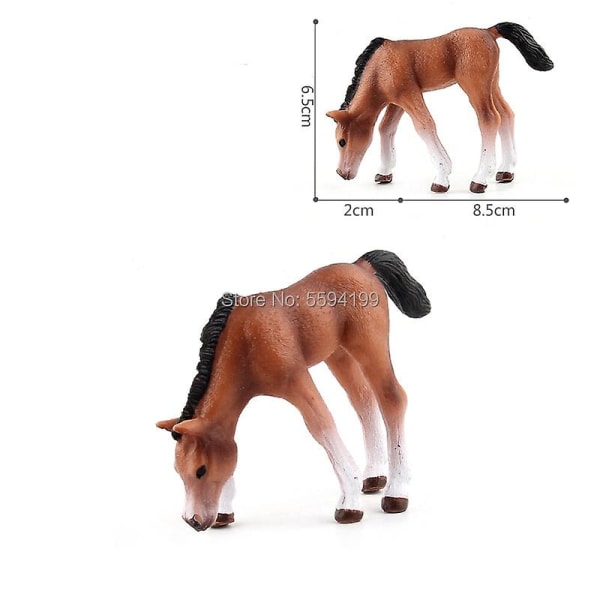 15 stilar Häst Djur Clydesdale Hanoverian Arab Shire Appaloosa Modeller Action Figur Pedagogisk Samling Leksaker Presenter Figurer DB A