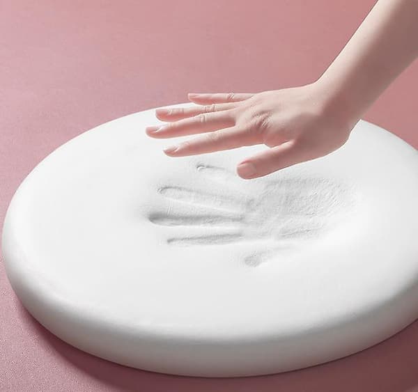 Stolputer, Rund Memory Foam Setepute Ryggstøttepute For Stol db coffe L