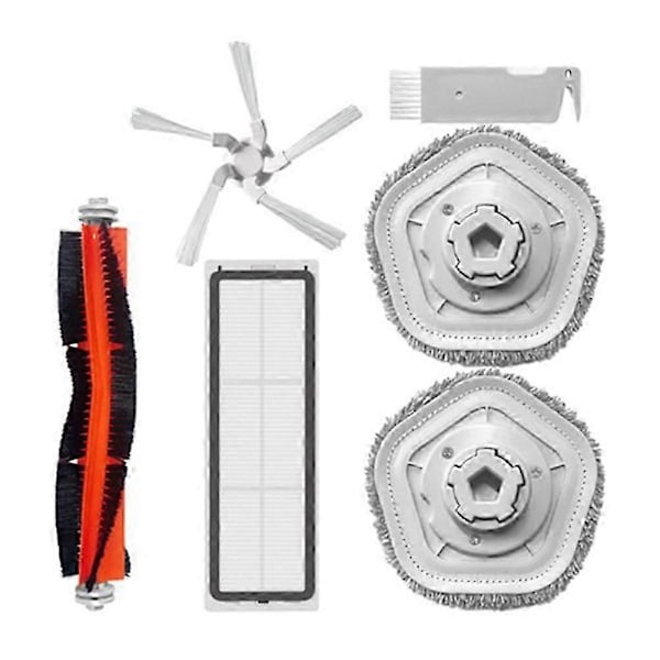 Til Xiaomi Dreame Bot W10 W10 Pro Selvrengørende Robotstøvsuger Moppe Hovedsidebørste Hepa Filter Moppepude [DB]