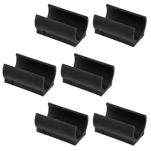 50 st Trampolinstolpskydd Halkfria Kåpor Möbelbord Stolsfotskydd [DB] Black 4X2.2CM