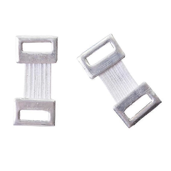 Bandasjespenne Elastisk Spenne For Sportsbandasje Tape Endefiksering 10 Stykker Hvit [db]