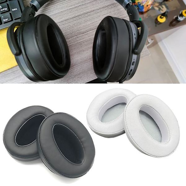 Øreputer for Hd4.50btnc Hd4.40bt Hd4.3 hodetelefoner Øreputer Erstatning Headset Skum [DB] White