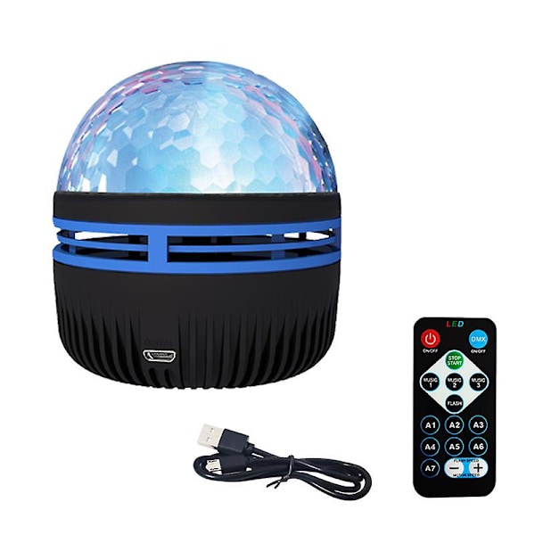 Aurora Lysprojektor, Nordlys Galaxy LED Lampe, Med Fjernkontroll {Db} Water ripple