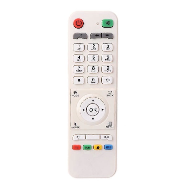 Fjärrkontroll för Great Bee Iptv Arabisk Box Ersättningsdel Vit [db]