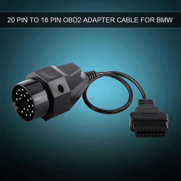 20-pins til 16-pins OBD2 Adapterkabel Skanner for E36 E38 E39 E46 E53 X5 Z3 [DB]