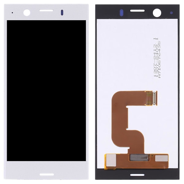 OEM LCD-skjerm for Sony Xperia XZ1 Compact med digitaliserer full montering (svart) [DB] Silver