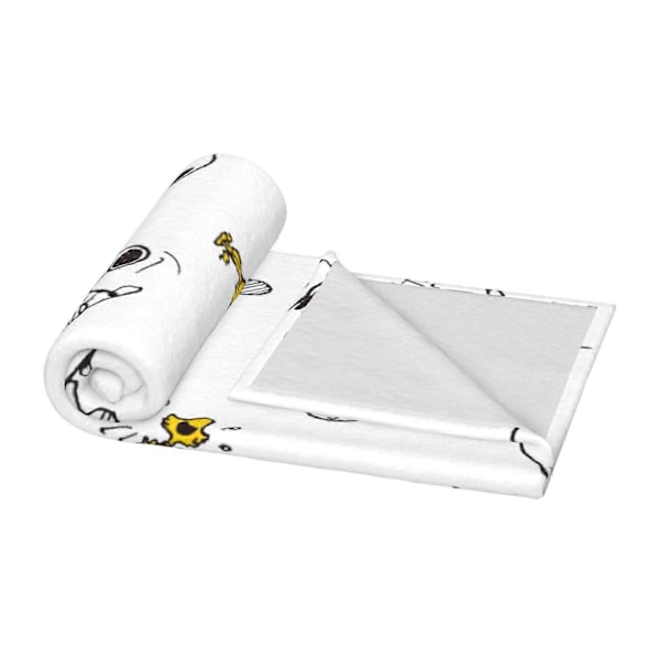 Peanuts Snoopy Flannelfilt för Sovrumsinredning och Sängkläder -CT932 db 150x125cm