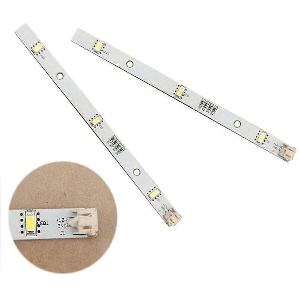 2x LED Lysstripe for Kjøleskap Fryser Rongsheng Hisense Logik Mddz-162a 1629348 Walkbee [DB]