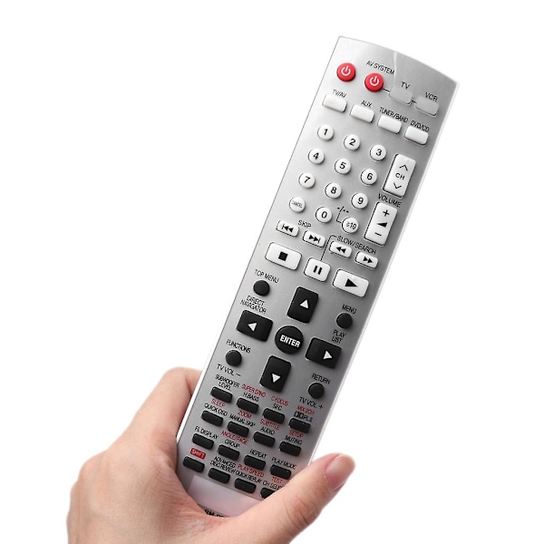 Universal fjernkontroll erstatter Panasonic EUR7722X10 TV-kontroller [db] White