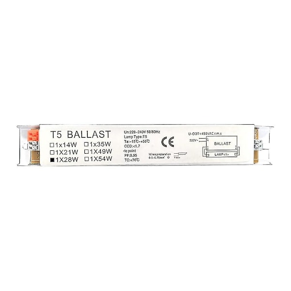 Industriel Grade Lampe Elektronisk Fluorescerende Forkobling T5 Fluorescerende Forkobling [DB] 1x28W