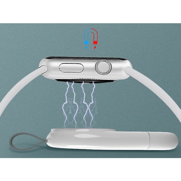 Egnet til Apple Watch Magnetisk Oplader Iwatch Watch Oplader USB Bærbar Watch Trådløs Oplader