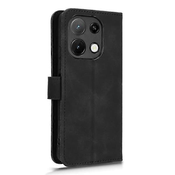 Kompatibelt Läderfodral för Umidigi Note 100, Skinnkänsla, Anti-Fall Plånboksfodral [DB] Black