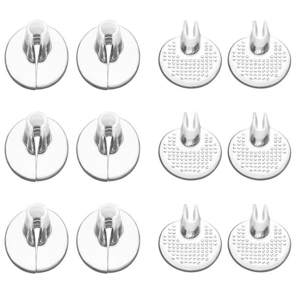 6 par damtofflor med tåskydd, tofflor med rem, tåskydd, toffelskydd, tåskydd för fötter, tåskydd [db] transparent 3.9x3.3cm