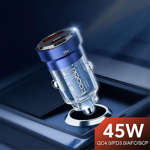 Typ C Billadare 45w Snabbladdning4.0 Pd Snabbladdning Usb Cc G 45w