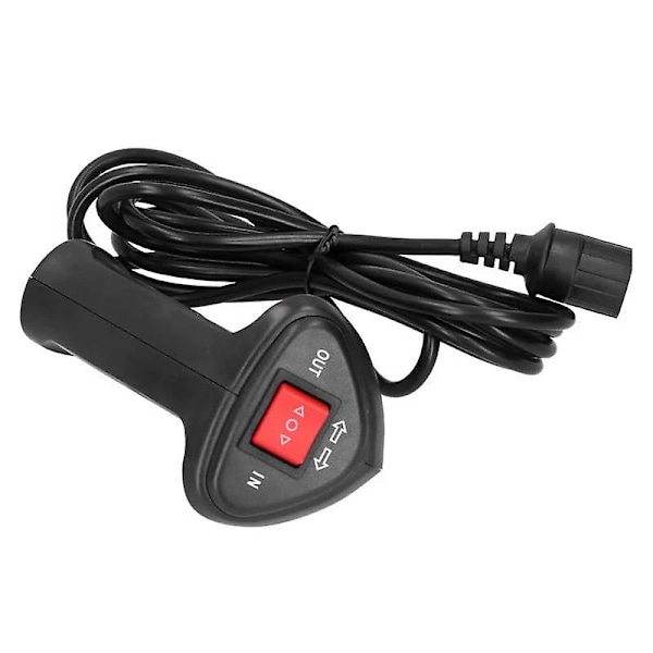 Universal Elektrisk Vinschkontroll Fjärrkontroll med 9,2 fot Kabel Passar för Off [DB] black