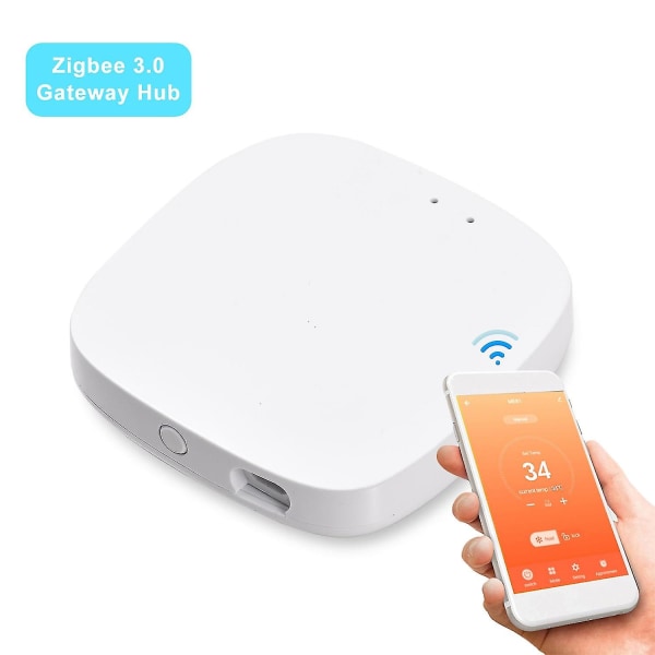 Zigbee 3.0 Gateway Hub Wireless Smart Home Bridge Support Smartlife Tuya App Remote Control Wifi Pro [DB]
