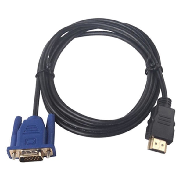 1.8/3/5/10m 1080p HDMI till VGA 15-stifts hane kabeladapter för HDTV HD LCD db 10m