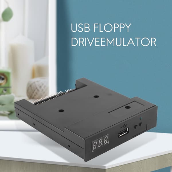 Version Sfr1M44-U100K Sort 3,5 Tommer 1,44Mb Usb Ssd Floppy Drev Emulator Til Yamaha Korg Roland El [db] black