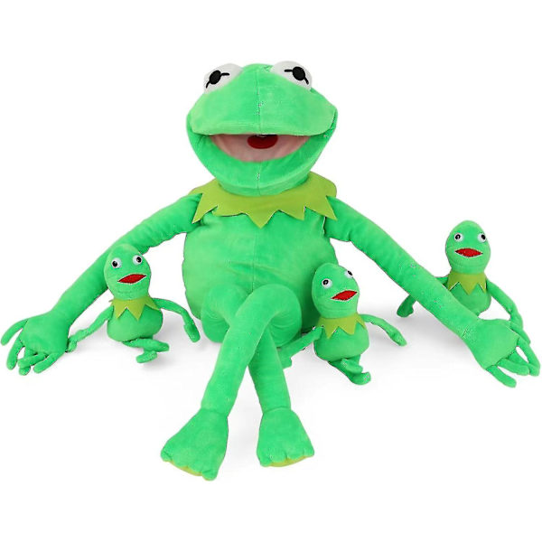 Kermit Frø Hånddukke, Frø Plys, The Muppets Show, Blød Frø Dukke Egnet Til Rollespil - Grøn, 24 Tommer [DB] 29 Inchesset