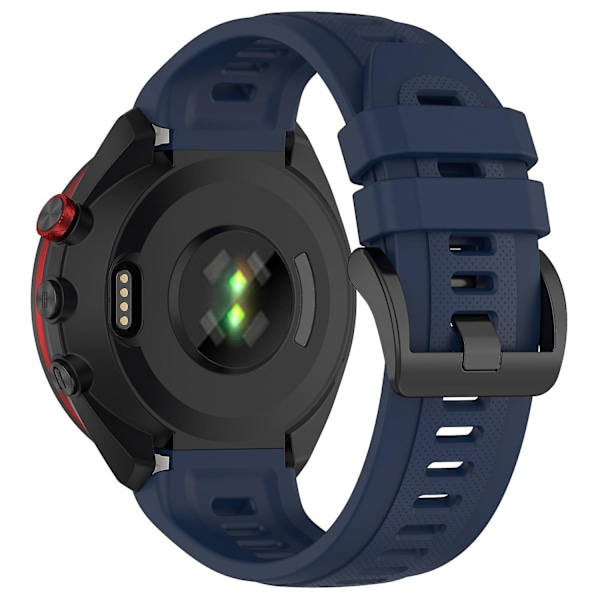Silikonarmband för Garmin Approach S70 47mm, Mjukt Sportbytbart Armband [DB] Blue Style F Garmin Approach S70 47
