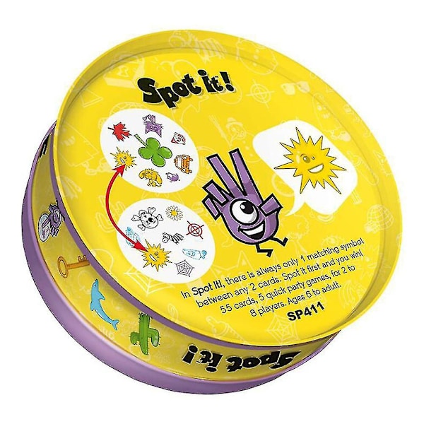 Tegneserie Spot It Matchende Kortspill Logisk Resonnering Trening Brettspill Gave Til Barne-Dagen {db} Ninja Turtles