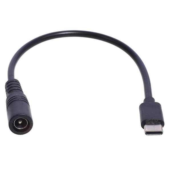 Type-C til DC Strømkabel 5V DC 5,5 X 2,1 mm Hun til USB-C Stik Opladningskabel {Db}