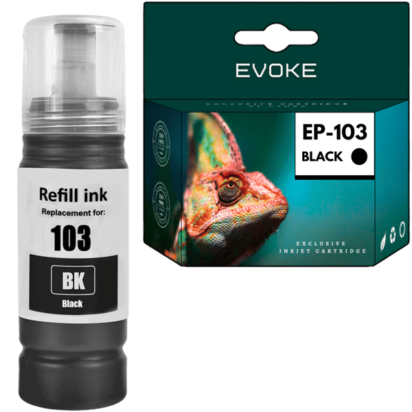 Bläckpatron till skrivare Epson 103 svart 70 ml