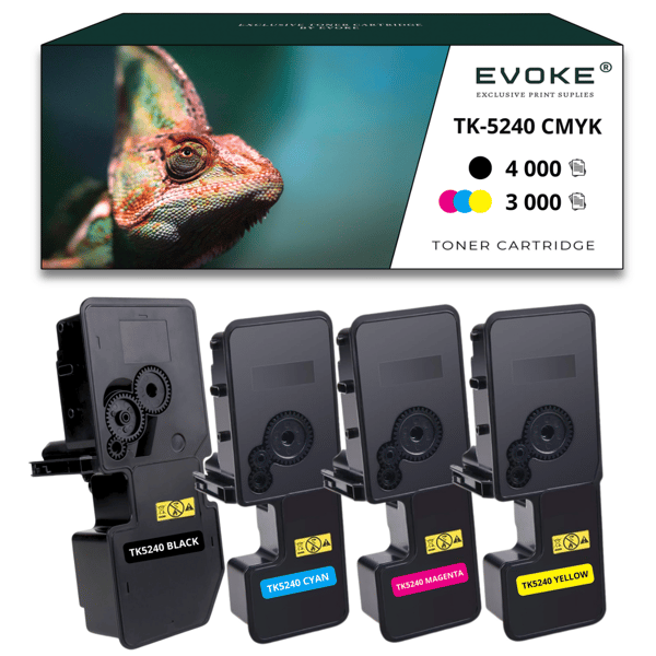 4x Tonerpatron för Kyocera TK-5240 | CMYK TK5240
