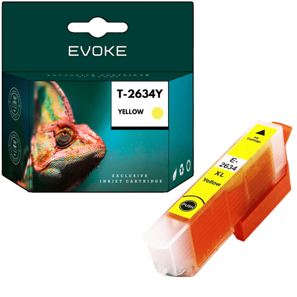 Bläckpatron för Epson 2634 gul (yellow) | 14 ml | 1010 sidor