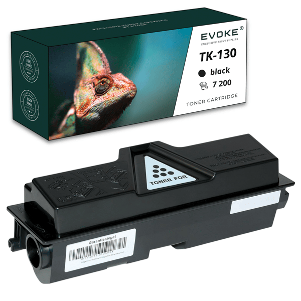Tonerpatron för Kyocera TK-130 svart | 7200 sidor | TK130