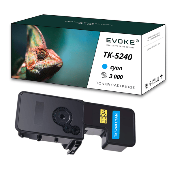 Tonerpatron för Kyocera TK-5240 blå | 3000 sidor | TK5240
