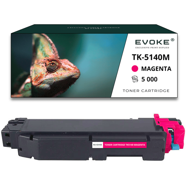 Tonerpatron för Kyocera TK-5140 röd | 5000 sidor | TK5140