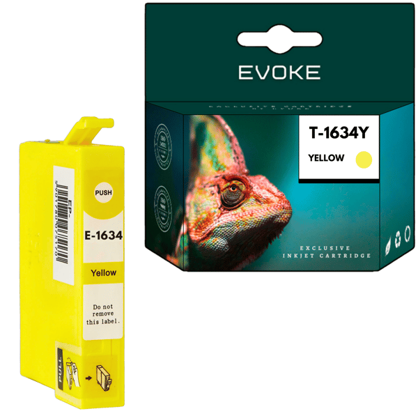 Bläckpatron för Epson 1634 gul (yellow) | 15 ml | 1040 sidor